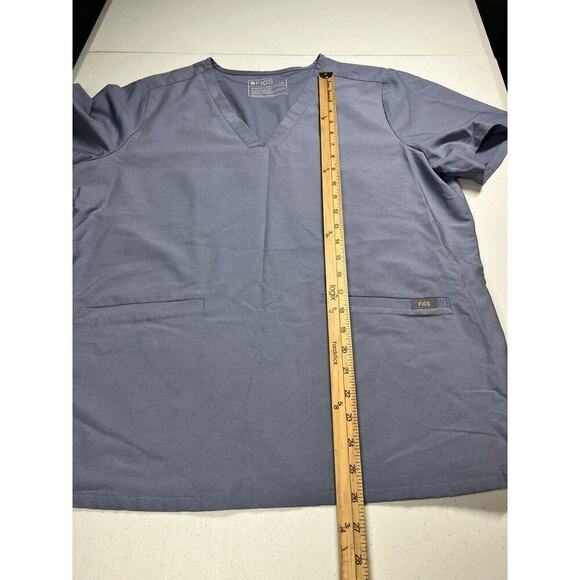 Figs Techincal Collection V-Neck Short Sleeve Scrub Top Womens XL - Picture 4 of 6